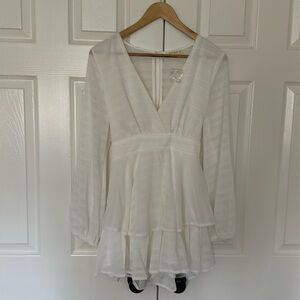 Summery white skort dress